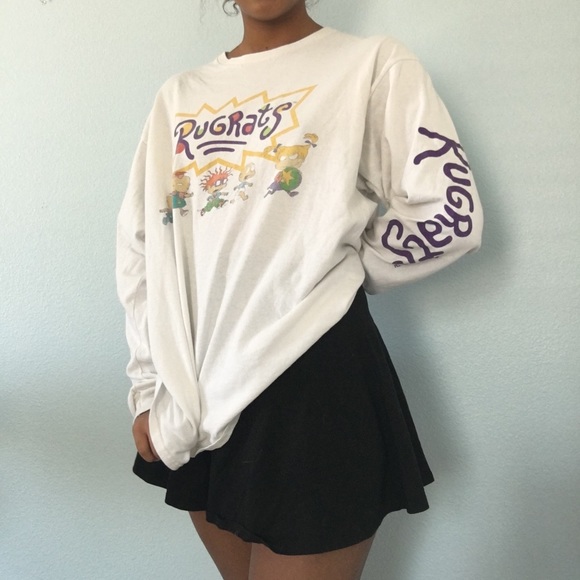 Nickelodeon Tops - Nickelodeon RugRats white long sleeve